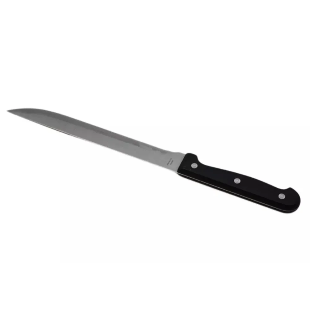 NWT Ronco Showtime 6 Star #6 Stainless Steel Saw Kitchen Knife Black Cutlery